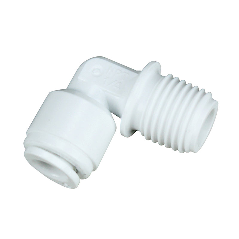 Waterworld Morocco - Fittings, Connectors & Accessories - Male Elbow 1/4 Thread X 1/4 Quick Connect - Manufacturer & Supplier in Morocco